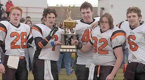 2003 Captains receive the Peace Bowl