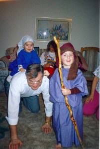 Christmas 95 donkey dad